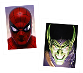 Spider-Man - Spider-Man: Portraits of Heroism & Green Goblin: Portraits of Villainy Set Fine Art Print Set by Alex Ross (Set of 2)