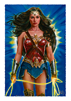 Wonder Woman - Wonder Woman: Lasso of Truth Fine Art Print by Olivia De Berardinis