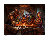 Critical Role - The Mighty Nein: This is How We Roll! Fine Art Print by Ian MacDonald