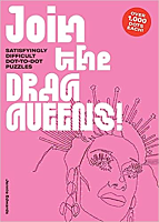 Join the Drag Queens!: Satisfyingly Difficult Dot-to-Dot Puzzles by Jennie Edwards Paperback Book