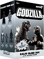 Godzilla - Kaiju Series 2 Silver Screen Toho ReAction Blind Box 3.75" Action Figure (Single Unit)