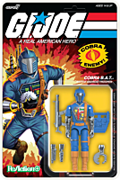 G.I. Joe: A Real American Hero - Cobra B.A.T. (Comic Blue) O-Ring ReAction+ 3.75" Action Figure (Wave 1)