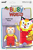 The Busy World of Richard Scarry - Huckle Cat Picnic (Overalls) ReAction 3.75" Action Figure (Wave 2)