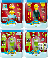 The Simpsons - Wave 3 Ultimates! 7” Scale Action Figure Assortment (Set of 4)