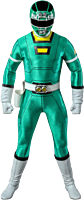 Power Rangers Turbo - Green Turbo FigZero 1/6th Scale Action Figure