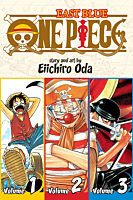 One Piece - 3-in-1 Omnibus Edition Volume 01 Manga Paperback Book