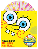 The SpongeBob SquarePants Movie: Music from the Movie and More… LP Vinyl Record (2024 Record Store Day Black Friday Exclusive Pink & White Splatter Coloured Vinyl)