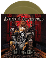 Avenged Sevenfold - Hail To The King 10th Anniversary 2xLP Vinyl Record (Gold Coloured Vinyl)