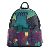 Disney Princess - Brave Castle Glow in the Dark 10” Faux Leather Mini Backpack