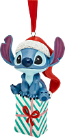 Lilo & Stitch - Christmas Stitch on Present Disney Icons & Villains Resin Figurine