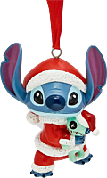 Lilo & Stitch - Christmas Stitch & Scrump Disney Icons & Villains Resin Ornament