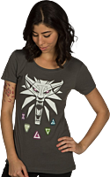 The Witcher: Wild Hunt - Signs of the Witcher Female T-Shirt Main