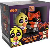 Five Nights at Freddy's - Chica and Foxy Monitor Buddiez 2.5" Vinyl Figure 2-Pack